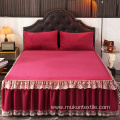 220gsm 100% flannel bedskirt sets